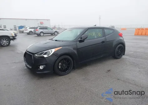 2013 Hyundai Veloster Base W/Gray from USA, damaged, VIN KMHTC6AD2DU140506